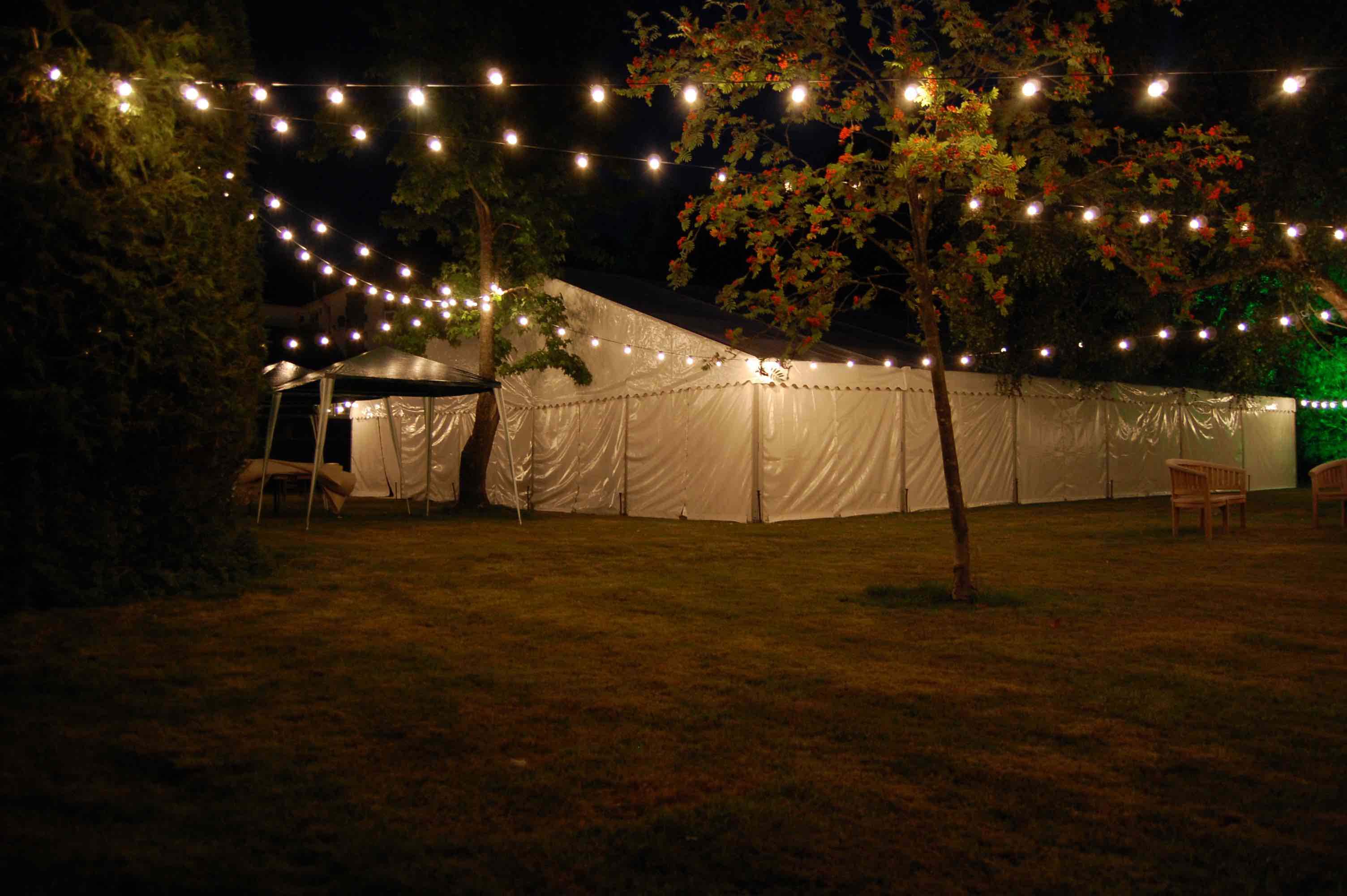 Festoon Lighting 2 Riverside Marquees Marquee, party tents and